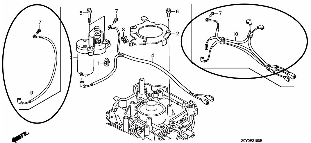 MAKITA MOTEUR PM5365 S3 - GCV190A-C1E,C2E,D1E AND D2E TYPES sales parts information - 3