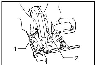 MAKITA 5104 - Desmontaje o instalación del disco de sierra - 1