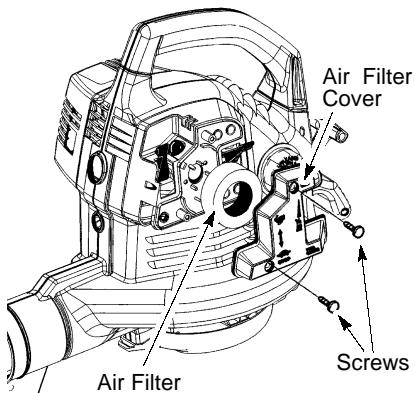 MCCULLOCH BVM 240 24CC - CLEAN AIR FILTER - 1
