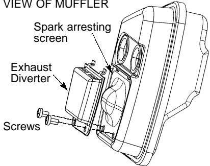 MCCULLOCH BVM 240 24CC - INSPECT MUFFLER AND SPARK ARRESTING SCREEN - 1
