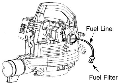 MCCULLOCH BVM 240 24CC - REPLACE FUEL FILTER - 1