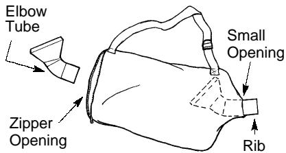 MCCULLOCH BVM 240 24CC - VACUUM BAG ASSEMBLY - 1