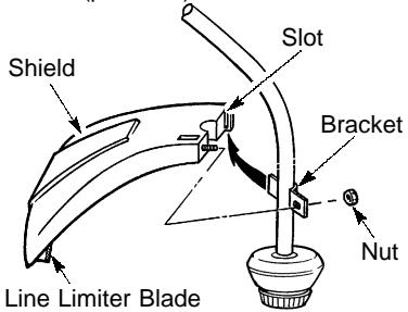 MCCULLOCH TRIMMAC 250 25CC - ATTACHING THE SHIELD - 1
