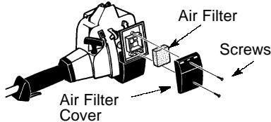 MCCULLOCH TRIMMAC 250 25CC - CLEAN AIR FILTER - 1