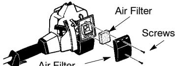 MCCULLOCH TRIMMAC 251-25CC - CLEAN AIR FILTER - 1