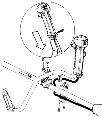 MCCULLOCH CABRIO 433B - Installation de la poignee-guidon - 1