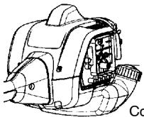 MCCULLOCH CABRIO 433B - Nettoyage du filtre à air - 1