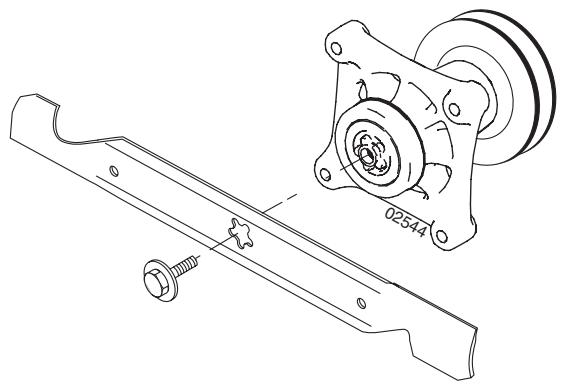 MCCULLOCH MBA14592BRK - Pour retirer les LAMES - 2