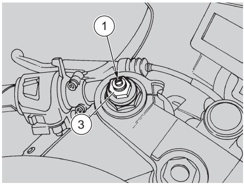 APRILIA RS 250-1998 - Inspection des suspensions avant et arriere - 3