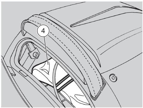 APRILIA RS 250-1998 - COFFRE À documents / trousse à OUTILS - 1