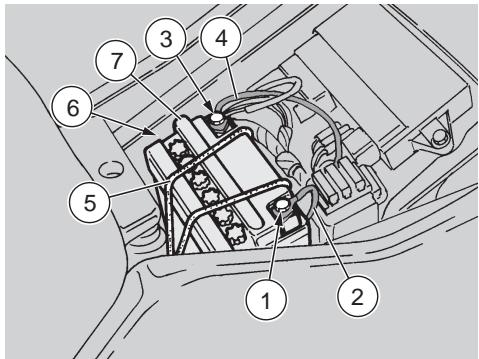 APRILIA RS 250-1998 - Lire avec attention page 69 (batterie). - 1