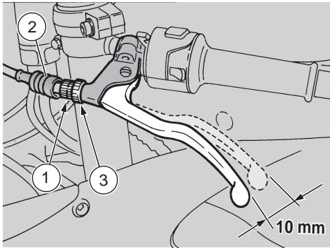 APRILIA RS 250-1998 - Reglage du FREIN arriere - 1