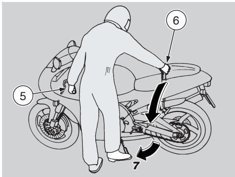 APRILIA RS 250-1998 - Stationnement - 1