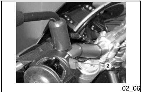 APRILIA RXV 550 - Voyant des surrégime « 9 - 2