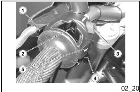 APRILIA SXV 5.5 - Drukknop claxon (02_19) - 1