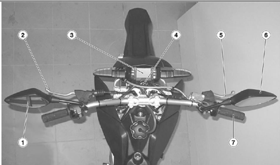 APRILIA SXV 5.5 - Right side KEY - 1