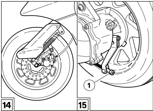 APRILIA AMICO 50 - ADJUSTING THE BRAKE - 1