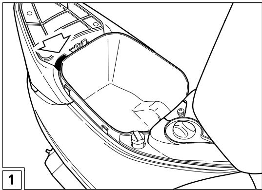 APRILIA AMICO 50 - ENGINE NUMBER (Fig. 2) - 1