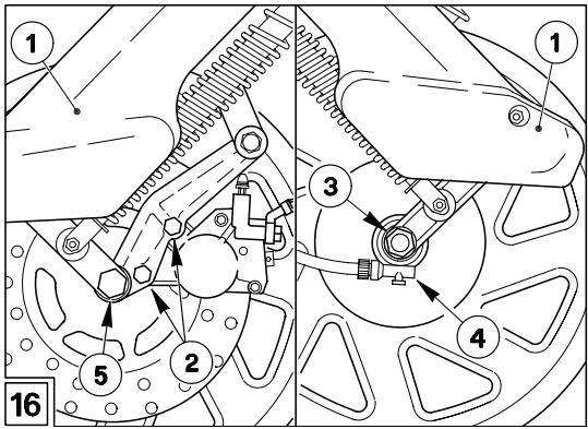 APRILIA AMICO 50 - ADJUSTING THE BRAKE - 3