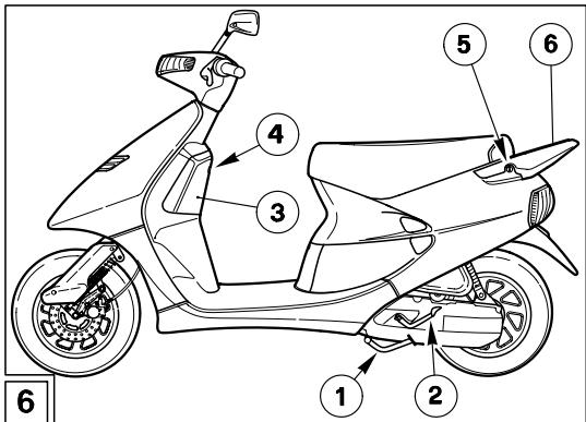 APRILIA AMICO 50 - CHANGING THE CLOCK CELL - 2