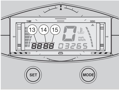 APRILIA AREA 51 - SETTING THE CLOCK (HOURS AND MINUTES) - 2