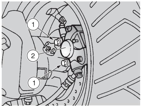 APRILIA AREA 51 - REMOVING THE FRONT AND REAR BRAKE CALIPERS - 3