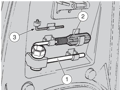 APRILIA AREA 51 - ANTI-THEFT HOOK - 2