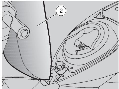 APRILIA AREA 51 - UNLOCKING/LOCKING THE SADDLE - 2