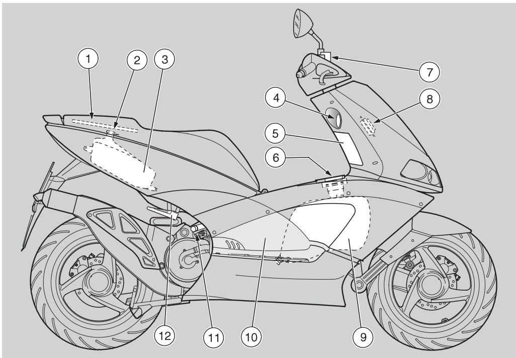 APRILIA AREA 51 - KEY - 1