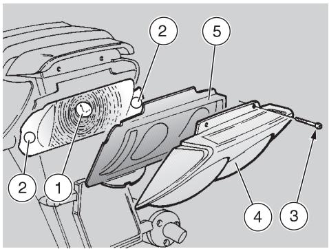 APRILIA AREA 51 - To change the bulbs, proceed as follows: - 11
