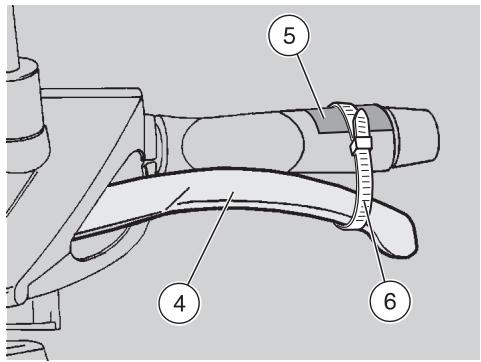 APRILIA AREA 51 - To unscrew the wheel nut (3), it is necessary to lock the rotation of the wheel. - 1