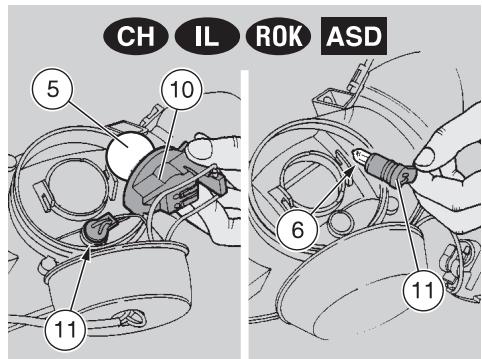 APRILIA AREA 51 - To change the bulbs, proceed as follows: - 7