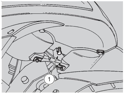 APRILIA AREA 51 - ADJUSTING THE VERTICAL HEADLIGHT BEAM - 1