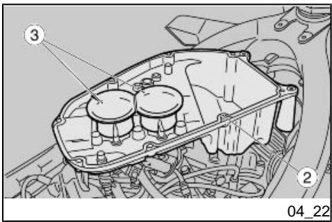 APRILIA ETV 1000 CAPONORD - VERWIJDERING VAN DE LUCHTFILTER - 6