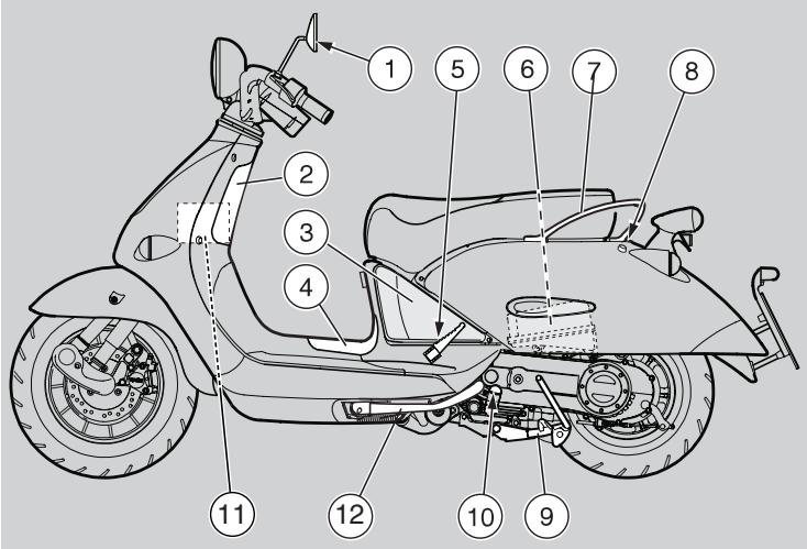 APRILIA M50 - MC125 MC150 - 1