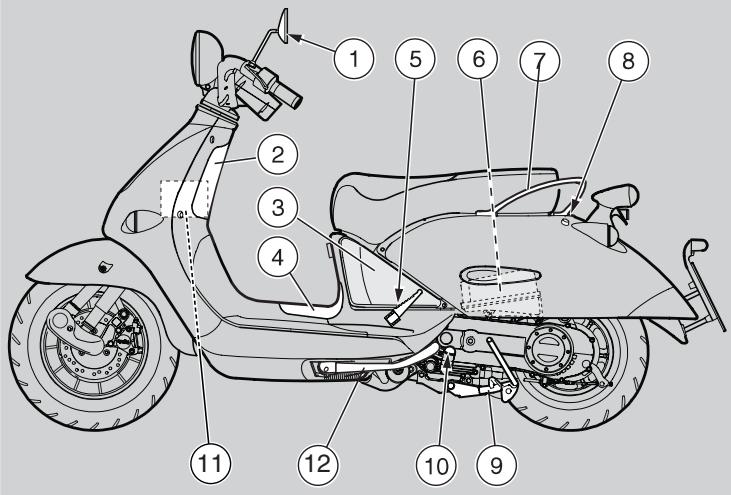 APRILIA M50 - MC125 MC150 - 1