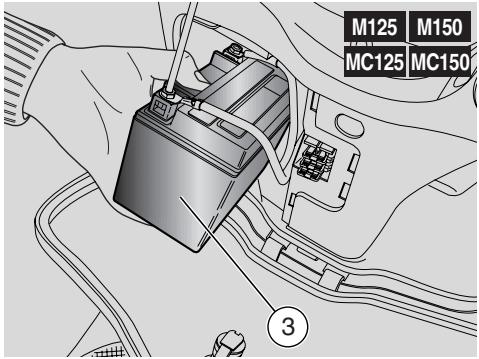 APRILIA M50 - KONTROL AF NIVEAUET AF BATTERIETS ELEKTROLYT - 1