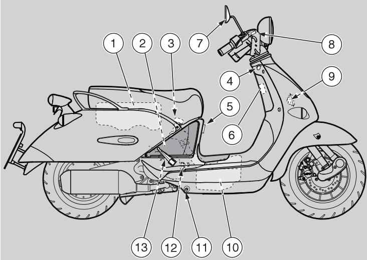 APRILIA M50 - MC125 MC150 - 1