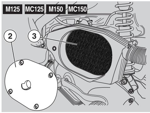 APRILIA M50 - AIR CLEANER M125 MC125 M150 MC150 - 1