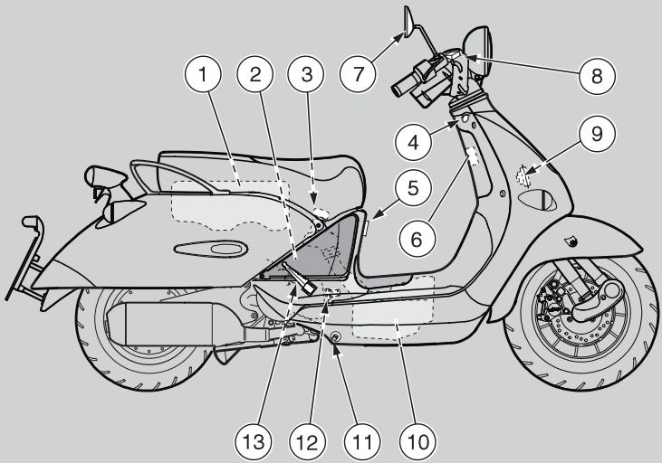 APRILIA M50 - MC125 MC150 - 1