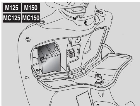APRILIA M50 - CHECKING AND CLEANING THE TERMINALS - 1