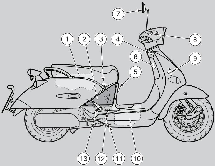APRILIA M50 - M125 MC150 - 1
