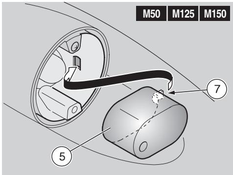 APRILIA M50 - To change the bulbs: - 1