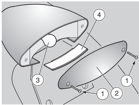 APRILIA M50 - INSTRUMENTBRÄETTETS BELYSNING - 1