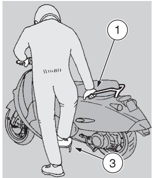 APRILIA M50 - CENTRE STAND - 1