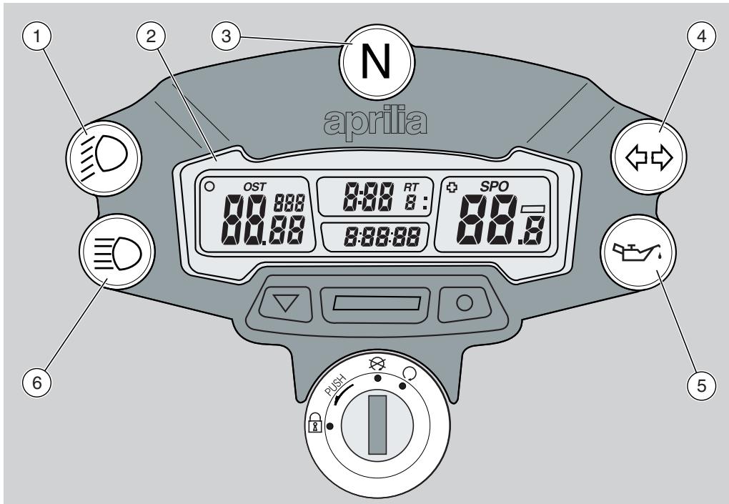 APRILIA MX 125 - KEY - 1