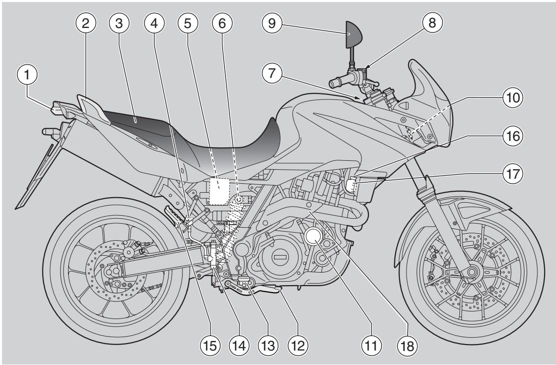 APRILIA PEGASO 650 STRADA-TRAIL - KEY - 1