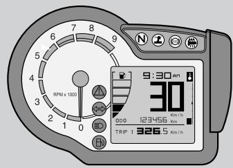 APRILIA PEGASO 650 STRADA-TRAIL - WARNING - 1