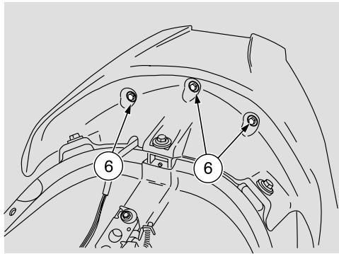 APRILIA RST MILLE FUTURA - Reemplacement de l'ampoule du FEU arriere - 1