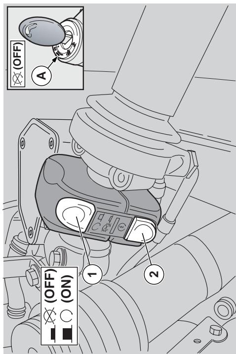APRILIA RSV 1000 R FACTORY - Commandes sur le demi-guidon GAUCHE - 1